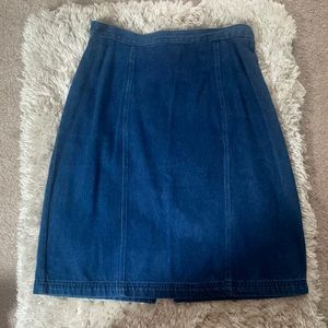 Vintage Route 66 jean skirt size 26 inch waist